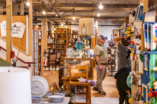 Shop for amazing pieces of history at  Antique Marketplace near Fairmount.