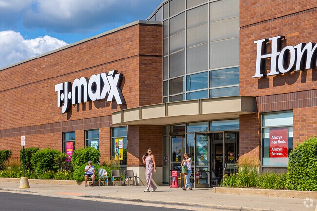 Retail stores like TJMaxx are common destinations at Mundelein Crossing Mall, near Tullamore.