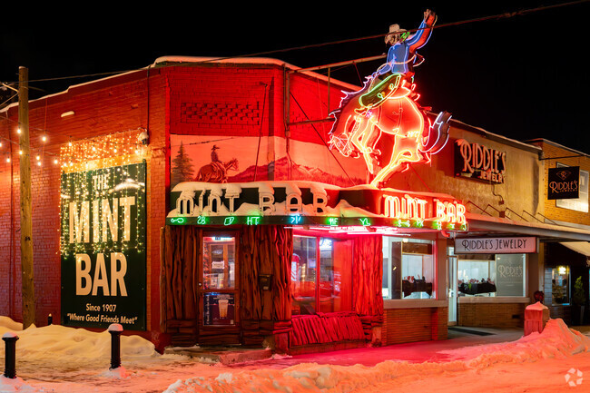 The Mint Bar was established in 1907 and is the oldest in Sheridan.
