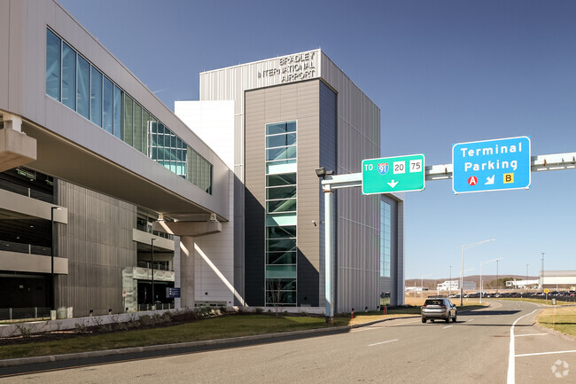 Bradley International Airport near Hartford flies nonstop to 45 airports in the U.S and Europe.