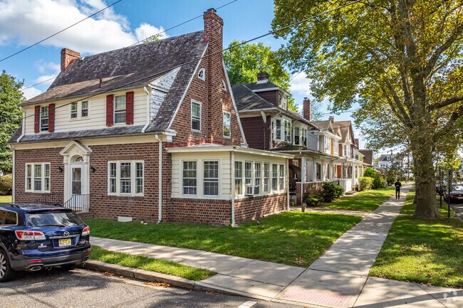 Detached single-family homes reflect the late 18th century heritage of the area.
