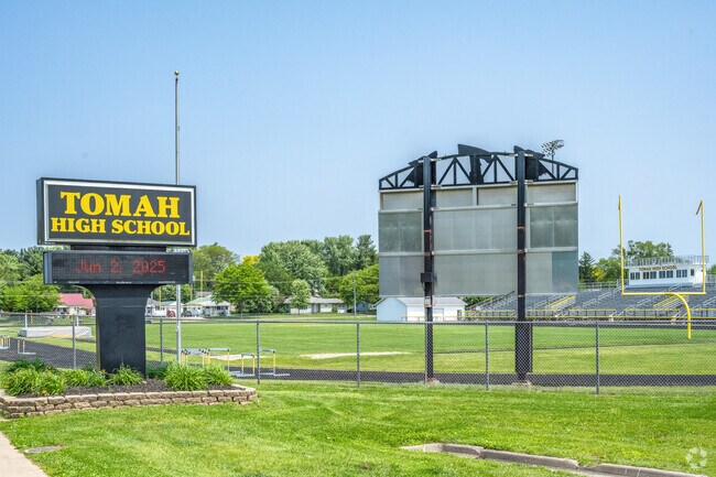 Tomah High School serves grades 9-12.