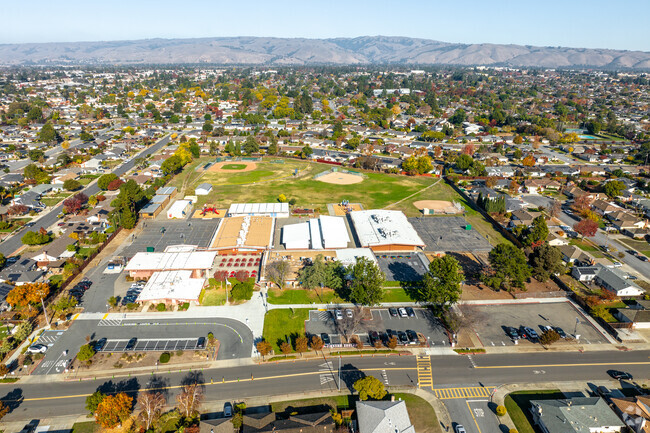 Soaring above John G. Mattos Elementary School, where learning takes flight.