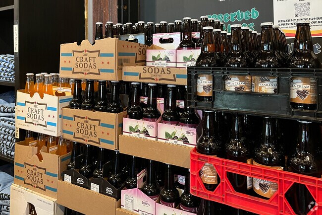 Specialty flavored sodas are available at Sprecher Brewing Co.