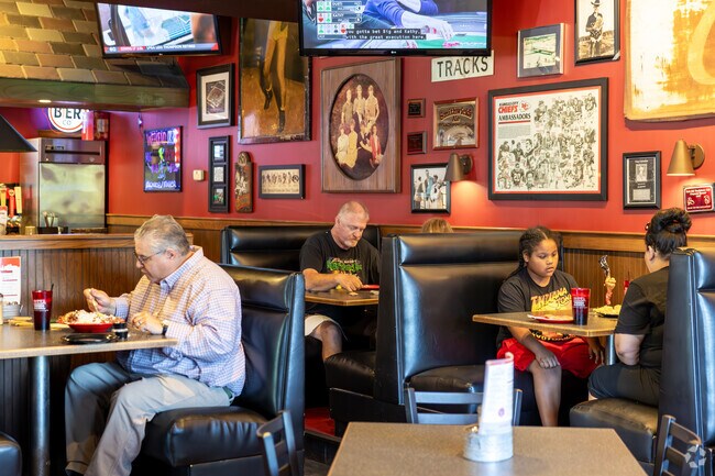 Taste creative pizzas with cracker crust at the Pizza Shoppe off NW Prairie View Road.