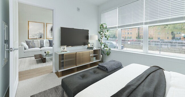 Our apartments are full of modern fixtures and finishes that you (and your fluffy friend) will love.