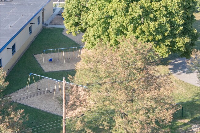 Lewis M. Myers Elementary School in Bellwood integrates learning and physical activity.