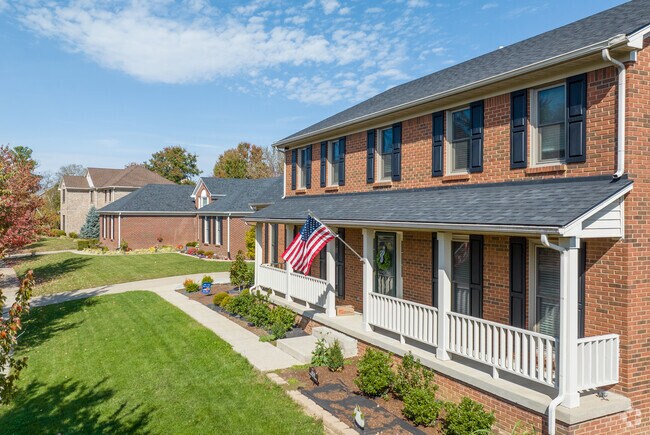 Brick-clad homes are a popular choice in the Hartland community.