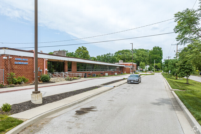 There is plenty of parking to pick up your kids at Conn-West Elementary.
