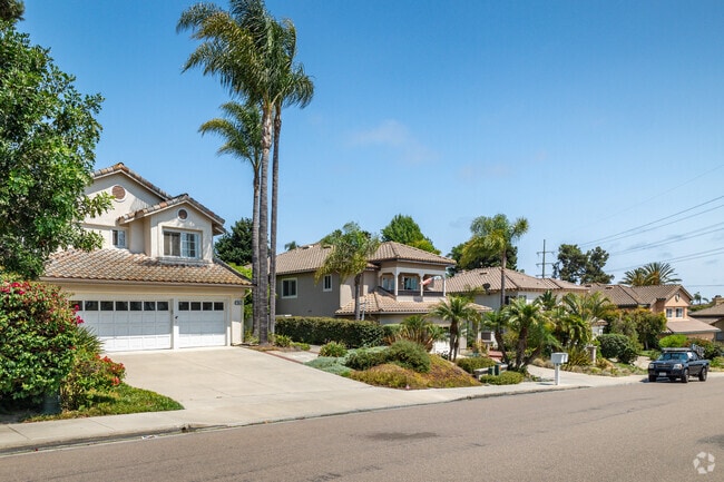 Find rows of Spanish-style homes throughout Aviara.