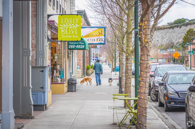 Loads of intriguing shops and restaurants line Water Street in downtown Port Townsend.