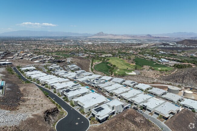 MacDonald Highlands sits above the Las Vegas Valley in Nevada's McCullough Mountains.