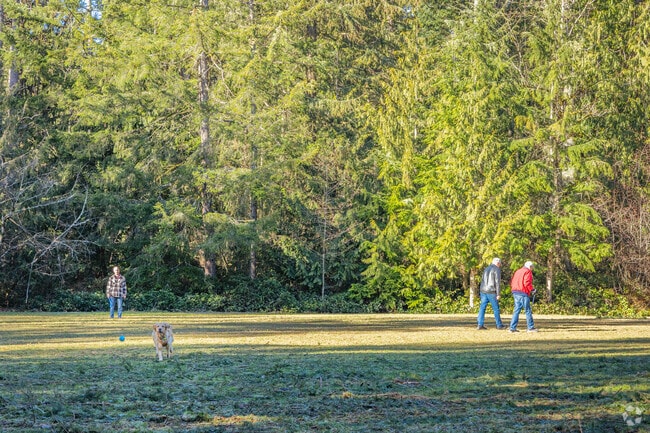 Mirrormont Park is the center of the neighborhood with walking trails and an open space.