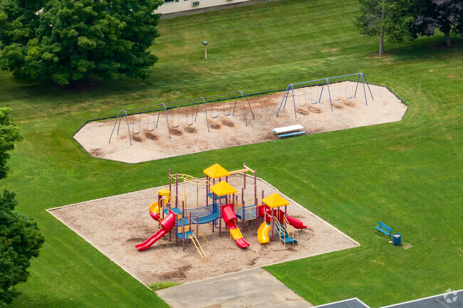 F. E. Smith Intermediate School has a small playground for students.
