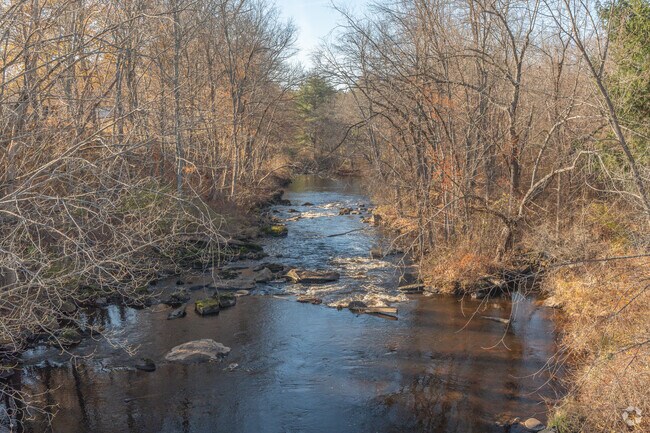 The Otter River is located near the center of town.