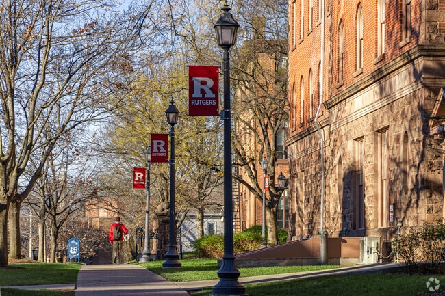 The College Ave campus of Rutgers University is located in downtown New Brunswick.
