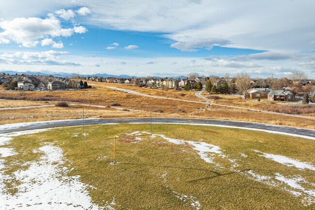 Cresthill Middle School in Highlands Ranch Colorado on a beautiful sunny winter afternoon.