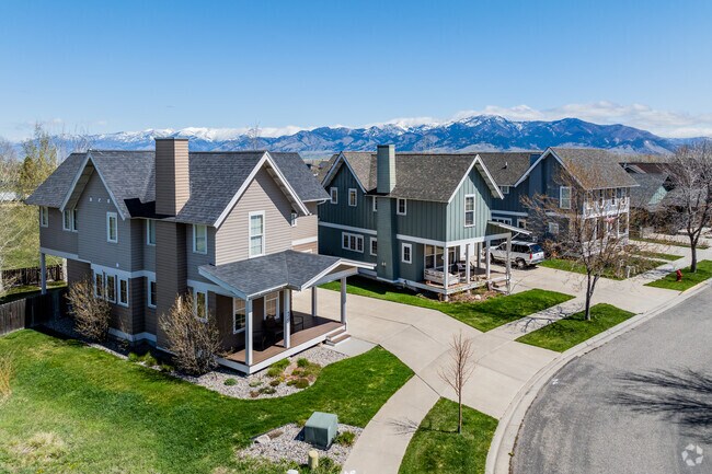 Flanders Mill is home to many newly constructed buildings with amazing views of surrounding mountains.
