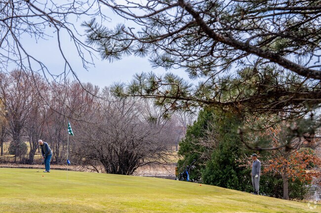 New Hope residents can enjoy a 9-hole game of golf at the new Hope Village golf course.
