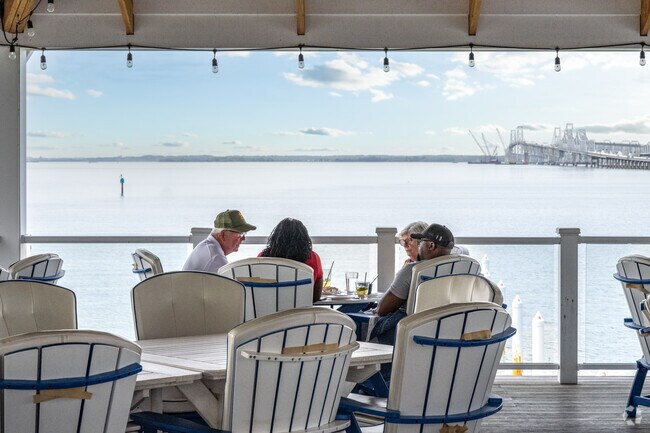 Libbey's Coastal Kitchen near Romancoke provides great food with amazing views.