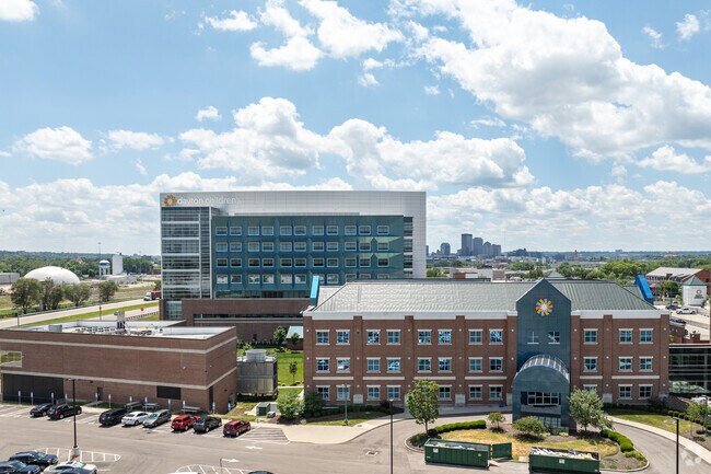 The Dayton Children's Hospital is neighboring to McCook Field.