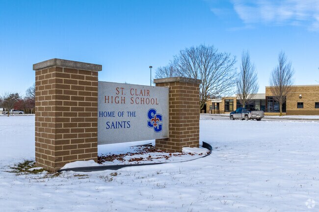St. Clair High School, Signage.