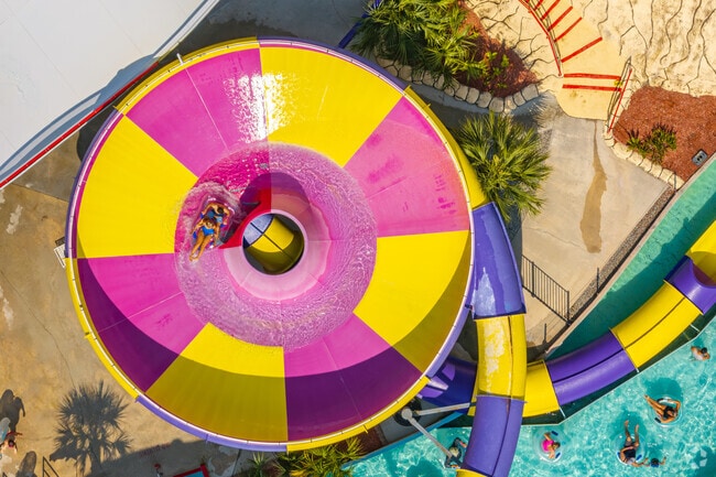 Friends from Lincoln Forest enjoy spending the day at Jungle Rapids Water Park.