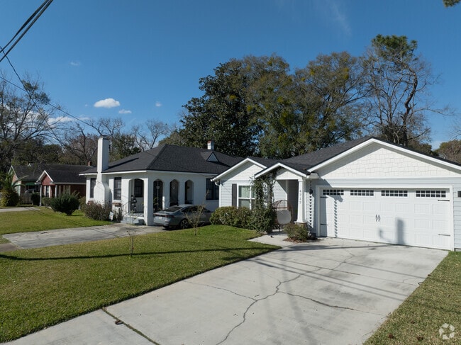 Old and new homes sit side by side in this neighborhood.