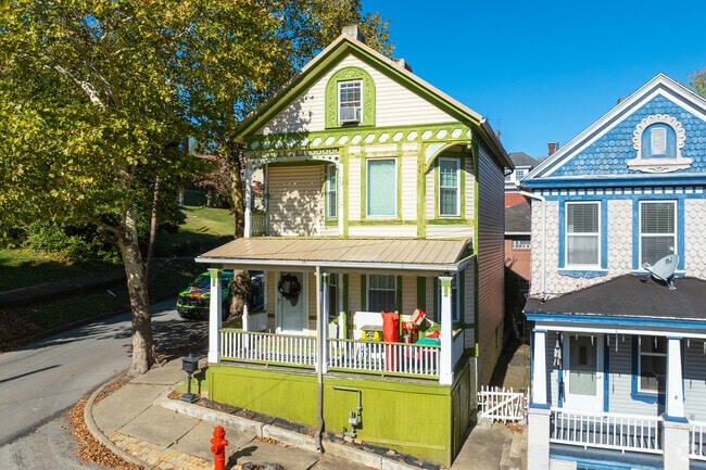 Victorian homes are common across Charleroi’s older neighborhoods.