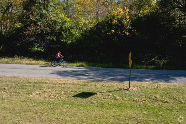 This resident of Northwest Perry Township rides her bike to work.