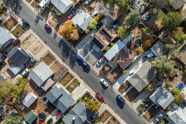Neighbors enjoy the quiet residential streets of Adams Heights.