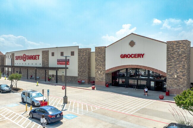 Retail favorites like Target are minutes away from Double Oak’s residential neighborhoods.