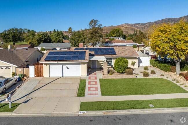 Homes in Santa Susana feature large driveways perfect for multiple vehicles parked off street.