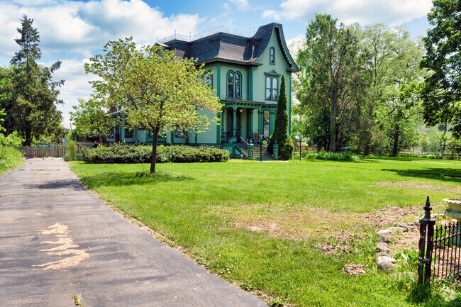 A grand Victorian home located on the edge of the South Side neighborhood.