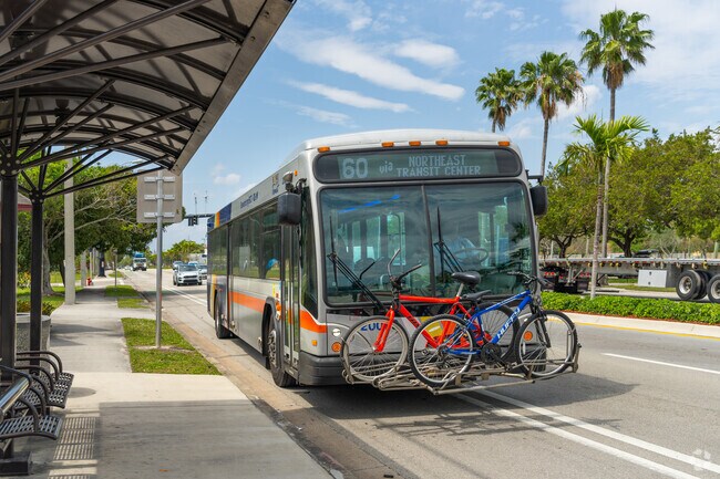 Ride in comfort with a convenient bus station in Northwest Pompano.
