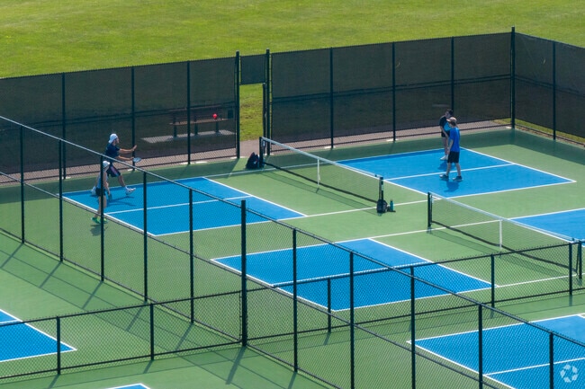Pickleball is popular with all ages in Edgelawn Randall with courts at Hupp Park.