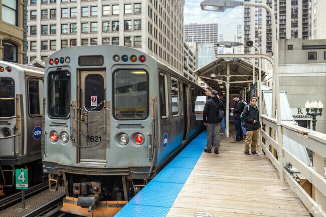 The Loop is a major public transportation hub with several CTA L lines running through it.