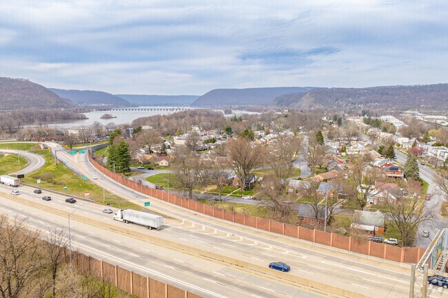 Interstate 81 is the main throughway through Uptown and all of Harrisburg.