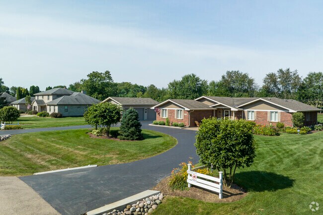 Ferson Creek offers lush green space between homes in Saint Charles.