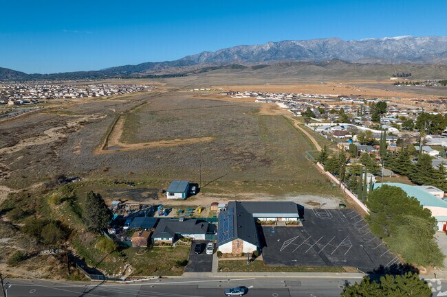 The Pass Christian School offers a sprawling campus when viewed from above.