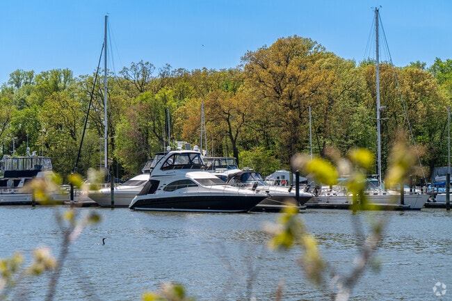 Fish off the pier or park your boat at a marina in Middle River.
