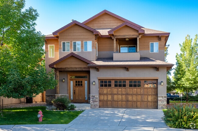Two story, Mountain Modern style homes are common on the northern side of Hillcrest.