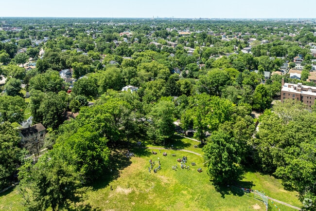 School kids enjoy a fun day away from class at Wellwood Park in Merchantville.