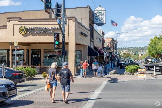 Whiskey Row in Prescott offers a walkable city block for residents to stroll along.