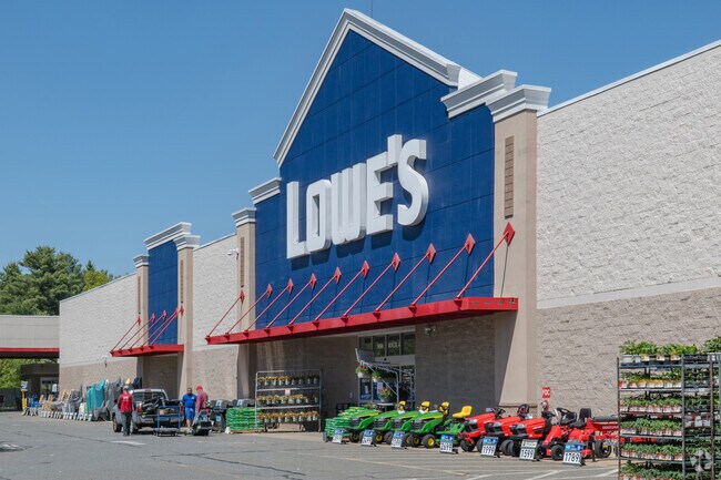 Big-box stores like Lowe's give Raynham a retail presence unlike most other nearby towns.