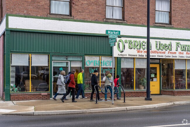 Residents often walk the shops within the Hillyard neighborhood.