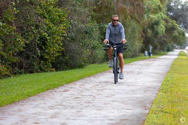 Olde Cypress residents can be found out riding bikes on the many pathways.