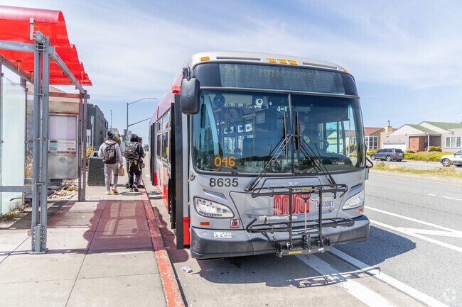 Residents of Parkside in San Francisco have many forms of public transportation options.