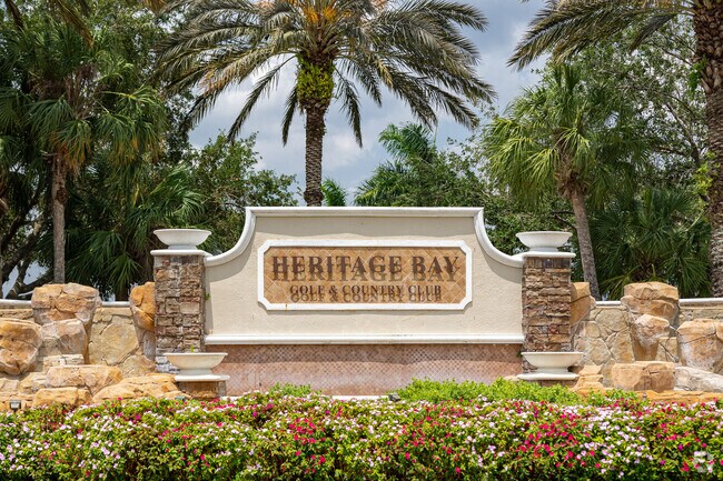 Heritage Bay is an exclusive gated  community with a golf and country club.