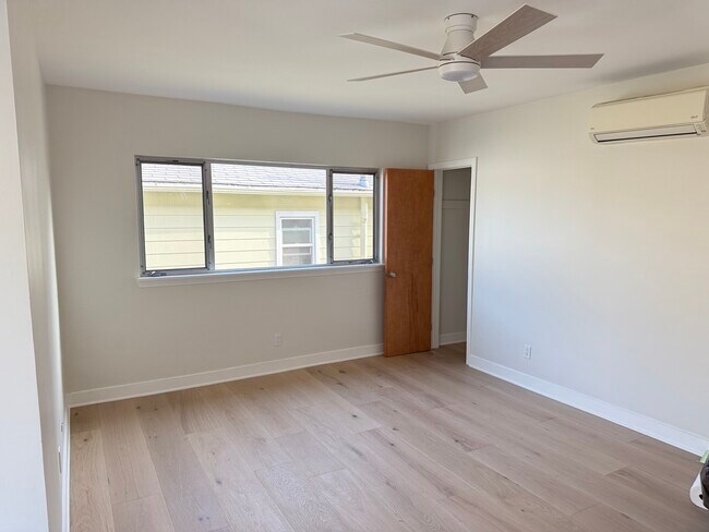 Living room and closet